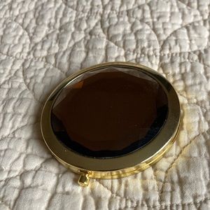 Rare & Beautiful Carolee Bronze Purse Mirror